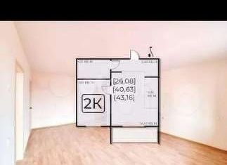 Продается 2-ком. квартира, 41 м2, микрорайон Вишнёвая Горка, Изумрудная улица, 5