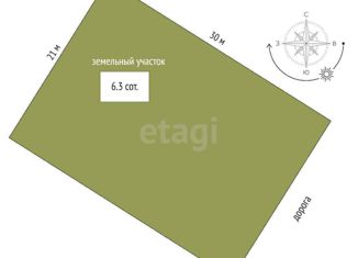 Участок на продажу, 6.3 сот., село Мирное