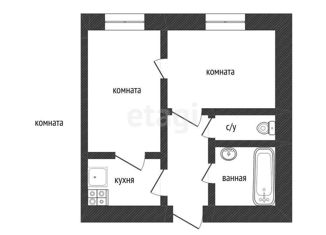Продажа 2-комнатной квартиры, 35.4 м2, Курган, улица Алексеева, 10