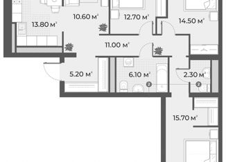 4-ком. квартира на продажу, 92 м2, Санкт-Петербург, Зеленогорская улица, 3, метро Пионерская