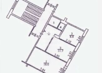 Продаю 2-комнатную квартиру, 50.4 м2, деревня Мстихино, Мстихинская улица, 2