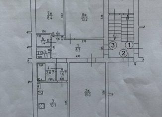 3-комнатная квартира на продажу, 70.6 м2, Нестеров, Московская улица, 7А