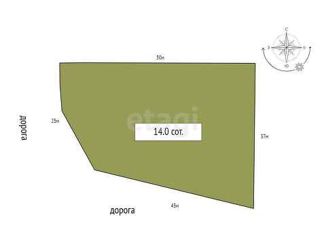 Продается земельный участок, 14 сот., ДНП Пять холмов