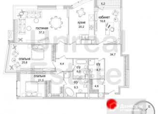 Продается четырехкомнатная квартира, 190.5 м2, Москва, Минская улица, 2, метро Минская