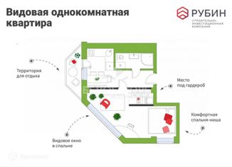 Продаю 1-комнатную квартиру, 32.8 м2, Архангельск, проспект Ломоносова, 98, ЖК Рубин