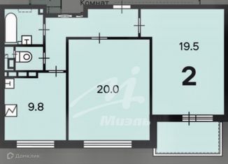 Продается 2-ком. квартира, 65 м2, Москва, улица Лётчика Бабушкина, 17к3, улица Лётчика Бабушкина