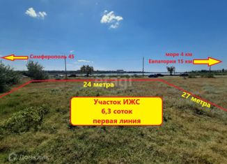 Продается земельный участок, 6.3 сот., Саки, 35К-004, 48-й километр