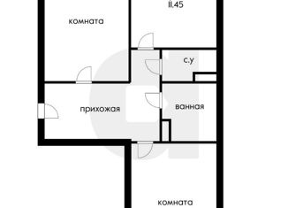 Продаю 2-ком. квартиру, 63.99 м2, Краснодар, Высотная улица, 7, Высотная улица