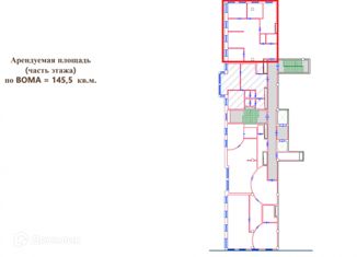 Аренда офиса, 145.5 м2, Москва, Смоленская площадь, 3, Смоленская площадь