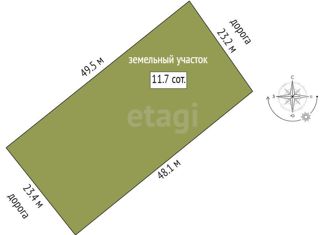 Продам участок, 11.7 сот., село Крым, 18-я линия