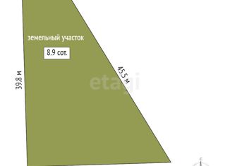 Продается участок, 8.9 сот., поселок Магистральный, Центральная улица, 18