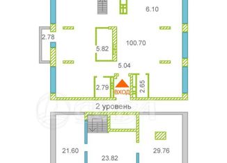 Продам 3-ком. квартиру, 201 м2, Тюмень, ЖК Речной Порт, Профсоюзная улица, 6к1