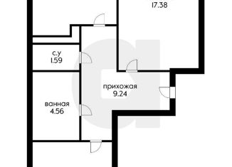 Продам 2-комнатную квартиру, 63 м2, Краснодар, улица Западный Обход, 65к1, ЖК Исай-Парк