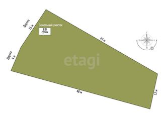 Участок на продажу, 8 сот., село Украинка