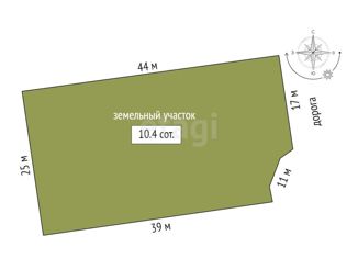 Продаю земельный участок, 10.4 сот., поселок Торгили, Станционная улица