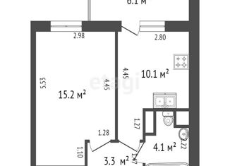 Продаю 1-ком. квартиру, 32.7 м2, Санкт-Петербург, 1-й Предпортовый проезд, 15, 1-й Предпортовый проезд