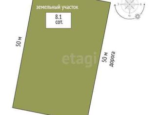 Продажа земельного участка, 8.1 сот., СНТ Восход, Сиреневая улица