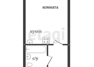 Продается квартира студия, 23.7 м2, поселение Сосенское, жилой комплекс Прокшино, 4к5, ЖК Прокшино