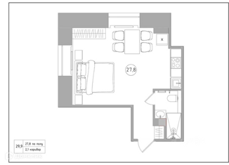 Продажа квартиры студии, 29.9 м2, Москва, Большой Златоустинский переулок, 3Ас2, метро Лубянка