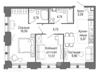 Продаю 2-ком. квартиру, 58.8 м2, Москва, Ильменский проезд, 14к1, метро Селигерская