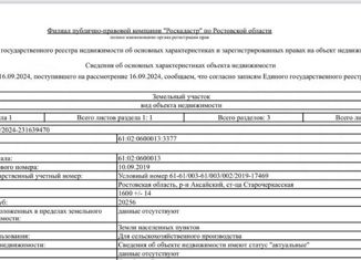 Продам участок, 16 сот., станица Старочеркасская, Пионерская улица, 35А