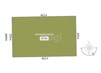 Продам участок, 10 сот., село Кулига