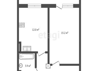 1-комнатная квартира на продажу, 41 м2, Омск, 21-я Амурская улица, 67