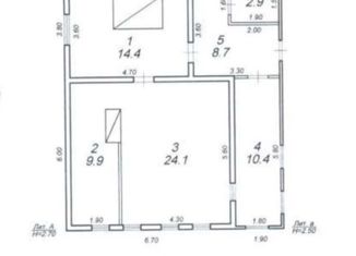 Дом на продажу, 48.4 м2, село Микшино