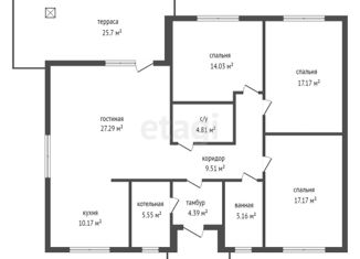 Продаю дом, 140 м2, ДНТ Большая Поляна, Ягодная улица