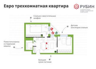 Продается 3-комнатная квартира, 50.8 м2, Архангельская область, проспект Ломоносова, 98