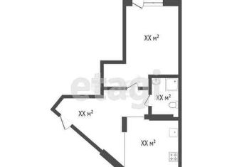 Продается 1-комнатная квартира, 62.6 м2, Тюмень, улица Малыгина, 90, ЖК Паруса