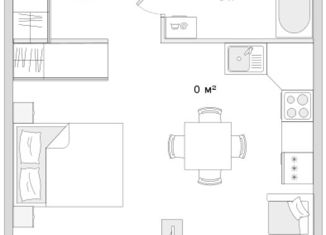 Продается квартира студия, 39.4 м2, Санкт-Петербург, муниципальный округ Чёрная Речка, Белоостровская улица, 10к1