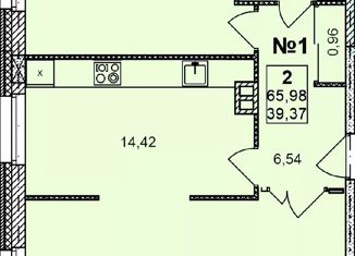 Продаю 2-комнатную квартиру, 65.98 м2, Нижний Новгород, улица Гоголя, 14, улица Гоголя