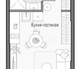 Квартира на продажу студия, 23.8 м2, Москва, СВАО, улица Академика Королёва, 21