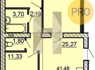 Трехкомнатная квартира на продажу, 78.91 м2, село Новая Усмань, улица 70 лет Победы, 11