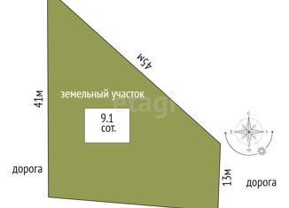 Участок на продажу, 9.1 сот., село Яр, Почтовая улица