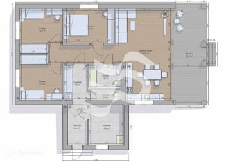 Продаю дом, 136.6 м2, деревня Хиттолово, Южная улица, 30А