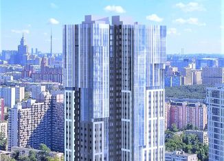 Продается 2-ком. квартира, 52.3 м2, Москва, улица Генерала Глаголева, 16с1, ЖК Кристал