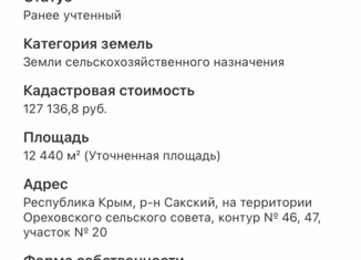 Участок на продажу, 240 сот., село Чеботарка