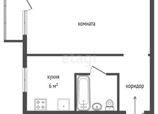 1-комнатная квартира на продажу, 31.1 м2, Екатеринбург, Чердынская улица, 22, Чердынская улица