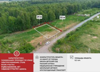 Продам участок, 8.2 сот., деревня Молчанова, Приозёрная улица, уч7