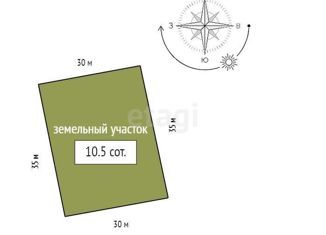 Земельный участок на продажу, 10.5 сот., Красноярский край