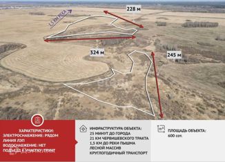 Продается участок, 600 сот., село Червишево