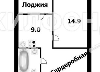 Продается однокомнатная квартира, 36.4 м2, Новосибирск, Садовая улица, 17, Садовая улица