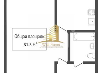 Продается однокомнатная квартира, 32 м2, Новосибирск, проспект Карла Маркса, 43, проспект Карла Маркса