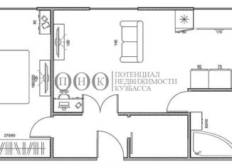 2-комнатная квартира на продажу, 47 м2, Кемерово, Советский проспект, 47