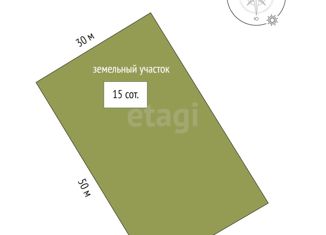 Продаю участок, 15 сот., деревня Зверево, Зелёная улица