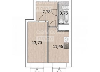 Продам 1-ком. квартиру, 36.7 м2, Уфа, улица Николая Ковалёва, 1