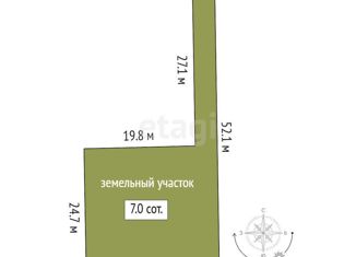 Продается земельный участок, 7.05 сот., Тюменская область, Питерская улица