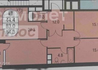 Продается 3-комнатная квартира, 85 м2, Москва, улица Архитектора Щусева, 1, станция ЗИЛ